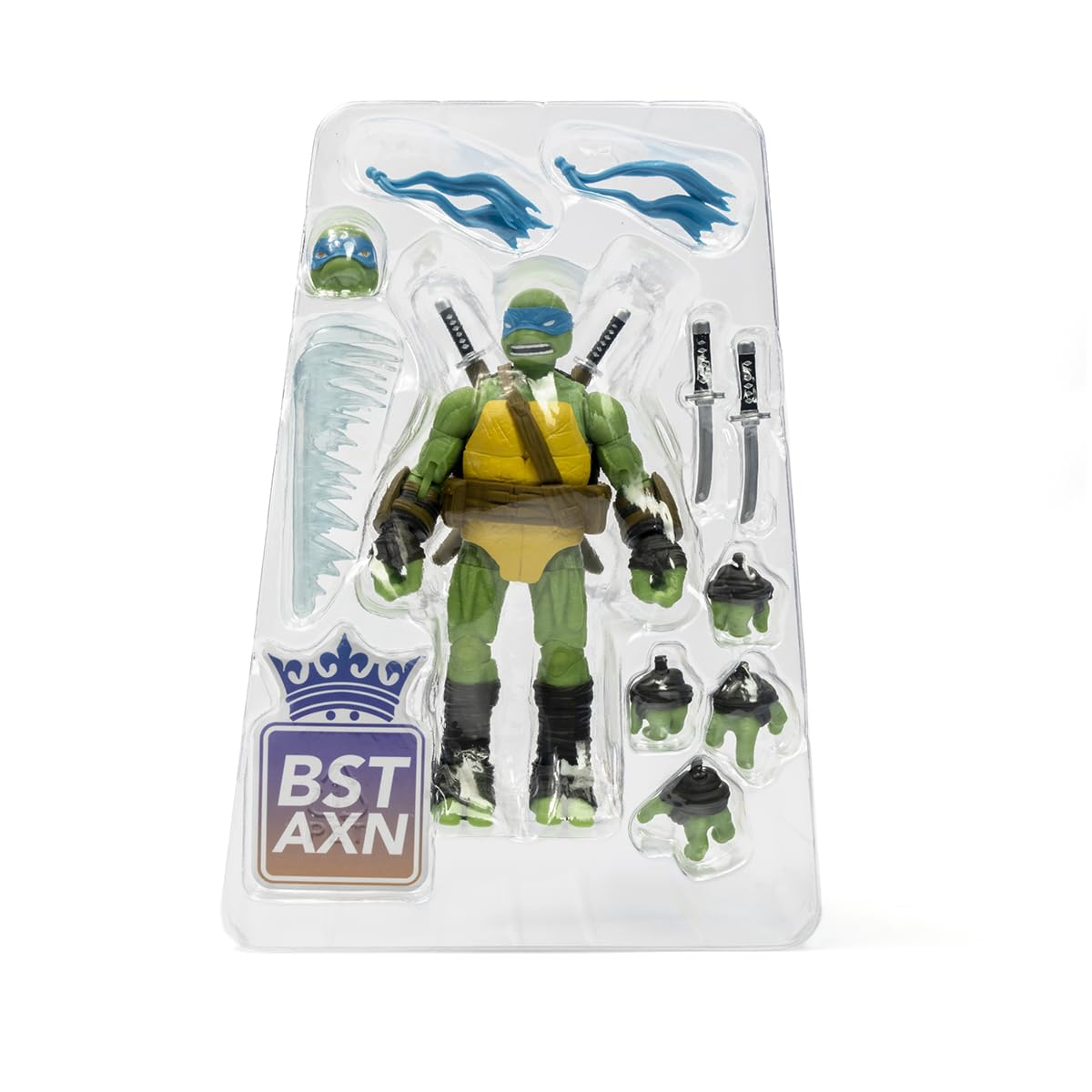 The Loyal Subjects Teenage Mutant Ninja Turtles 5-inch Leonardo Action Figure - Multicolored, IDW Inspired, Plastic Material