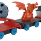 Thomas & Friends Diecast Toy Train Medieval Thomas Push-Along Engine with Boulder Launcher for Preschool Kids Ages 3+ Years
