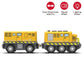 Hyperliving Wooden Train Track Accessories Battery Operated Locomotive Train, Motorized Train For Toddlers With Magnetic Connection