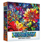 RoseArt Stained Glass Flowers 300-Piece Jigsaw Puzzle for Adults - Multi Color, Cardboard, Model 1209ZZD