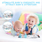 Vicloon Cloth Books, 3D Touch Feel High Contrast Cloth Book, Baby Books Toys For Baby 0-12 Months, Soft Baby Books Touch And Fee