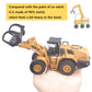 Ailejia 1/50 Scale Diecast Wood Grab Construction Vehicle Toys Timber Grab Truck Heavy Wooden/Building Articulated Alloy Constru
