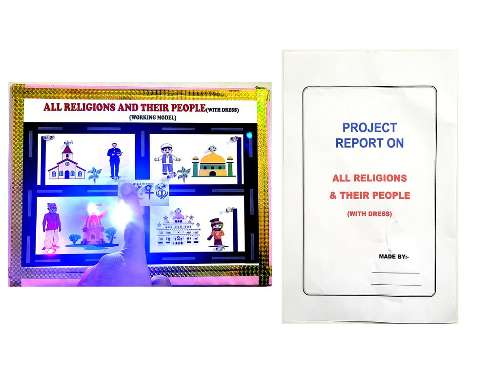 All Religions And There People Hindu Muslim Sikh Christian Working Model Educational Electronic Hobby Kit