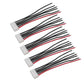 Fly RC 10pcs 5S 18.5v Balance Charger Silicone Wire Extension Lead JST-XH Connector Adapter Plug Wire Leads Cable