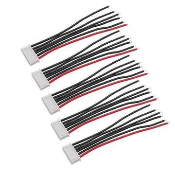 Fly RC 10pcs 5S 18.5v Balance Charger Silicone Wire Extension Lead JST-XH Connector Adapter Plug Wire Leads Cable