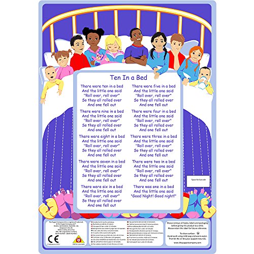 The Puppet Company Favourite Song Mitts Ten In A Bed Hand Puppet