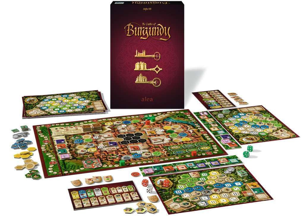 Ravensburger Castles of Burgundy Board Game | Strategy Game for Ages 12+ | 20th Anniversary Edition | Model 26925 | Multicolore