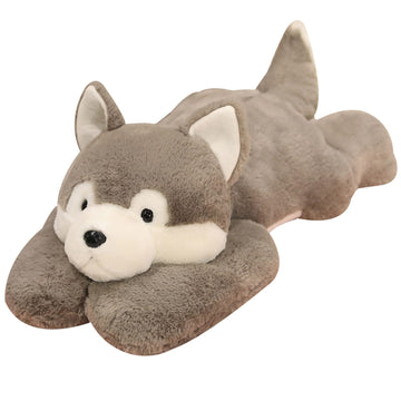 Hronsa Weighted Stuffed Animals, 19.7In 3.3Lbs Weighted Husky Stuffed Animal Toy Cute Husky Plush Pillow For Adults Boys Girls