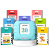 Kidzdo Spanish And English Audible Toys, Bilingual Espaol/English Talking Flash Cards With Music For Preschool,Kindergarten Todd