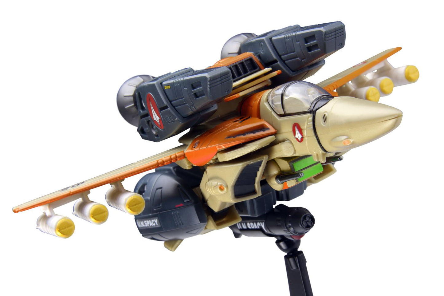 Robotech 1/100 Transformable Figure: VF-1D Trainer w/Super Veritech protective covering