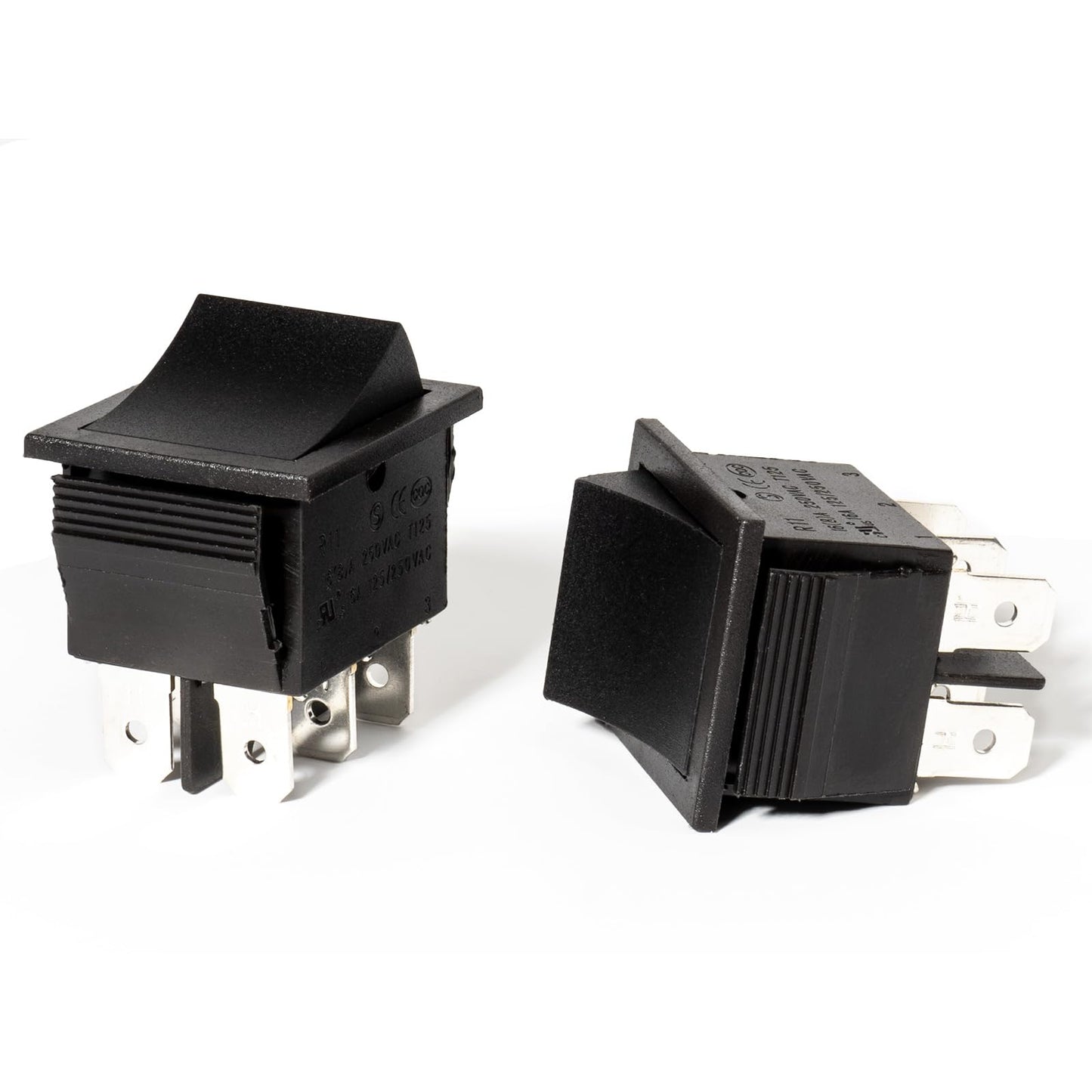 2 Pcs 6 pin 12volt 6V Gas Pedal for Kids Ride on Car Compatible with Power Wheels Foot Pedal Switch Universal Accelerator Kids E
