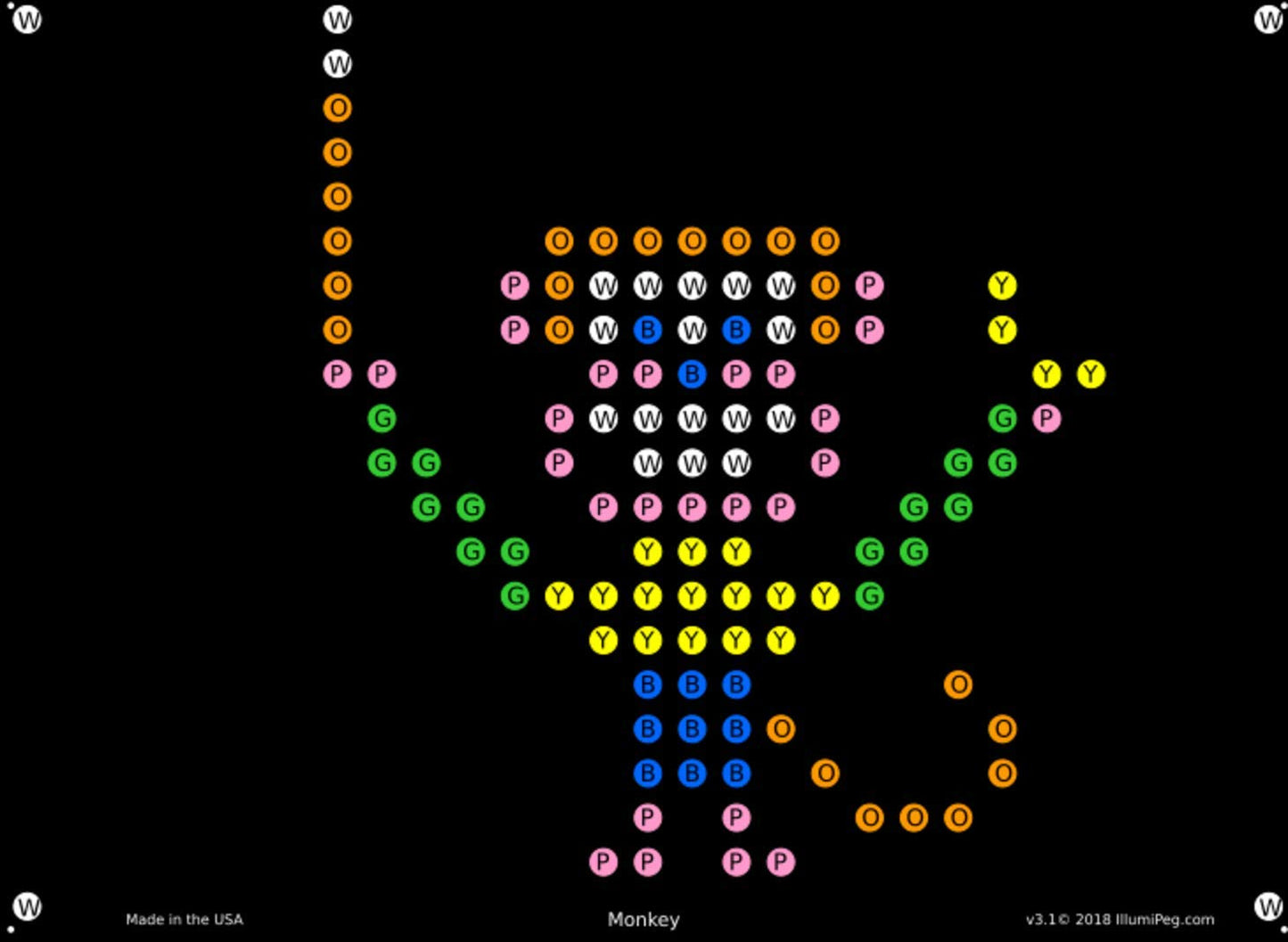 Lllumipeg Zoo Refill Templates For Basic Fun Lite Brite Magic Screen Retro Style (12 Sheets, 6X8)