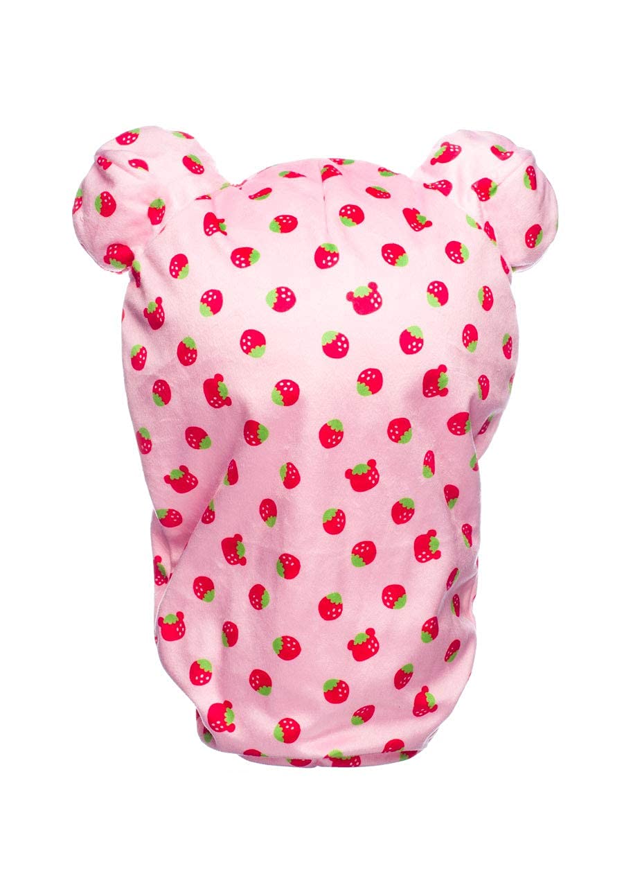 Rilakkuma Plush Sleeping Bag - Korilakkuma Strawberry - 13.5" Polyester Soft Toy, Model US10034