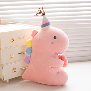 Alwoligag Dinosaur Stuffed Animal, Dinosaur Plush Toy, Loving Soft Dino Plush Toy, Sweet Romantic Cute Dinosaur Plush Toy(11.8 I