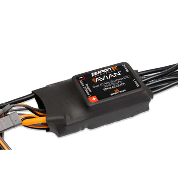 Spektrum Avian Dual 40A Brushless Smart ESC 3-6S, SPMXAE1240A