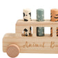 Merishopp Wooden Popup Toys Fine Motor Skills Educational Game For Kids Traveling Gift
