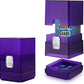 Sooez Deck Card Box for MTG with Dice Storage, 100+ Deck Case Boulder, Perfect Deck Holder for MTG Commander, Purple