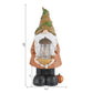Topadorn Garden Gnome Statue Autumn Harvest Gnome Figurine With Pine Cone On Hand For Fall Harvest Party Thanks Giving House, La