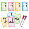 4 Packs Of 144 Pcs Multi Math Flash Cards, Math Manipulatives Addition Subtraction Multiplication Division Flashcards With 2 Dry