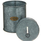 Galvanized Can Coin Bank