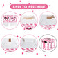 Toniful Pink Mouse 2Nd Birthday Party Supplies Pink Balloon Box With Letters