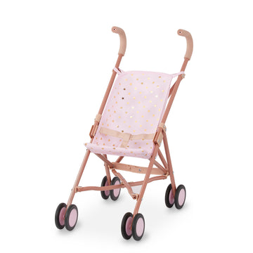 Lullababy - Doll Stroller - Foldable Frame - Star-Print Design - Baby Doll Accessories - Toys For Kids Ages 2 & Up - Baby Doll S