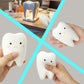 Funnysquee Tooth Squishies Squeeze Toy For Dental School Gifts - Fun And Effective Dental Toys & Gifts(2 Pcs)