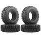 Wonfast 4Pcs Rc Crawler 105Mm Rubber Tires 1.9 Inch Wheels Tyres Set For 1:10 Rc Rock Crawler Car For Axial Scx10 D90 Rc4Wd Tf2