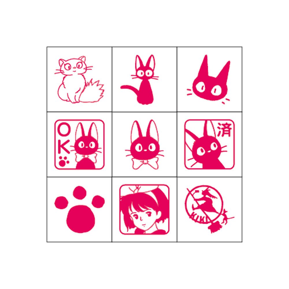 Beverly Ghibli Kikis Delivery Service Stamp Hanko Check Stamp CK9-004