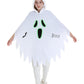 Clothand Ghost Costume Kids Scary Ghost Costume White Ghost Boo Toddler Ghost Halloween Costume Glow In Dark Cloak Hooded Poncho