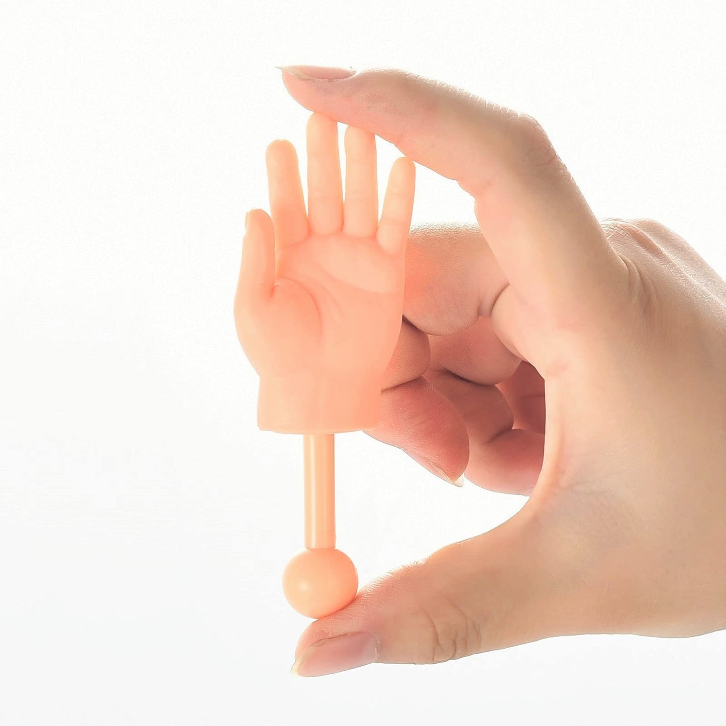 Dr Dingus Finger Hand & Feet Puppets - 4 Hands, 4 Feet, 4 Handles - Premium Rubber Little Tiny Finger Hands – Fun And Realistic Design – Ideal Gag Present