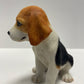 4.25 Inch Beagle Puppy Sitting Decorative Figurine, Brown And White