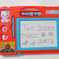 TECHZAGE 2 in 1 Educational Writing and Drawing Magic Slate Pen Doodle Pad Erasable Drawing Learning Gift Toy for Kids Baby and 