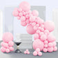 Partywoo Pastel Pink Balloons, 140 Pcs Pink Balloons Different Sizes Pack Of 18 Inch 12 Inch 10 Inch 5 Inch Baby Pink Balloons For Balloon Garland Balloon Arch As Birthday Party Decorations, Pink-Q05