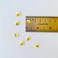 Micro Resin Bees, Dollhouse Miniature Tiny Honey Bees, Terrarium Fairy Garden Cartoon Bees, Mini Micro Landscaping Decoration (5