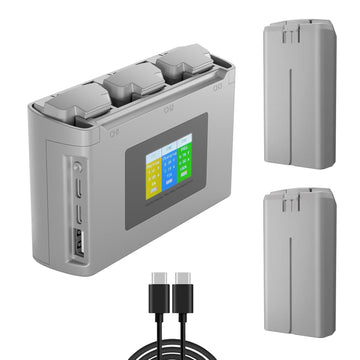 Aovee Mini 2 Battery Mini 4K Battery and Mini 2 SE Intelligent Battery with Display Two-Way Charging Hub,Compatible with DJI Min