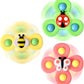 Suction Cup Spinner Toys for 12-18 Months Boys Girls,1 2 Year Old Baby Spinning Top Toys,1-3 Year Baby First Birthday Sensory To