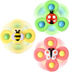 Suction Cup Spinner Toys for 12-18 Months Boys Girls,1 2 Year Old Baby Spinning Top Toys,1-3 Year Baby First Birthday Sensory To