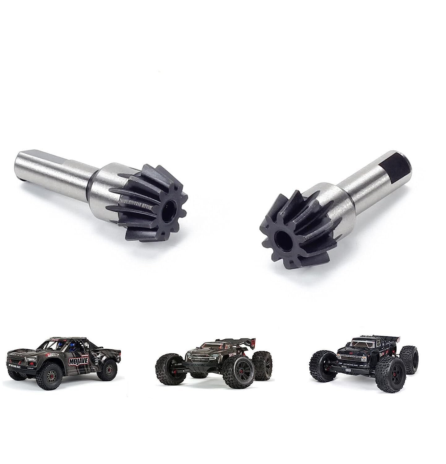 RCAWD Main Input Gear 10T #45 Steel for Arrma Kraton 6S Notorious Outcast Fireteam Mojave Talion Big Rock Upgrade Parts