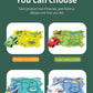 RAESOUL 4 Sets 4in1 Puzzle Racer Car Track Set - Jigsaw Puzzle Play Set for Kids, Perfect Christmas & Birthday Gift for Boys & Girls