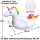 Turnmeon 79' Giant Inflatable Pool Float Party Toys With Sturdy Handles, Summer Beach Floaties Swimming Pool Inflatables Ride-On Pool Toys Raft Lounge For Adults Kids Teens (Flamingo And Unicorn)