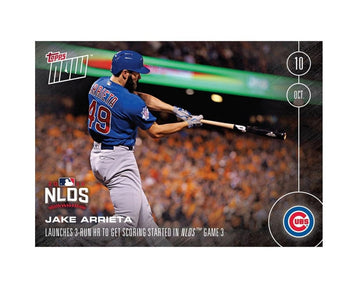 Mlb Chicago Cubs Jake Arrieta #565 Topps Now Trading Card