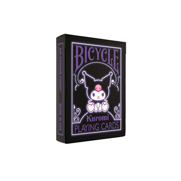 Bicycle Kuromi Sanrio Playing Cards, Black, Pink And Purple, 1 Deck
