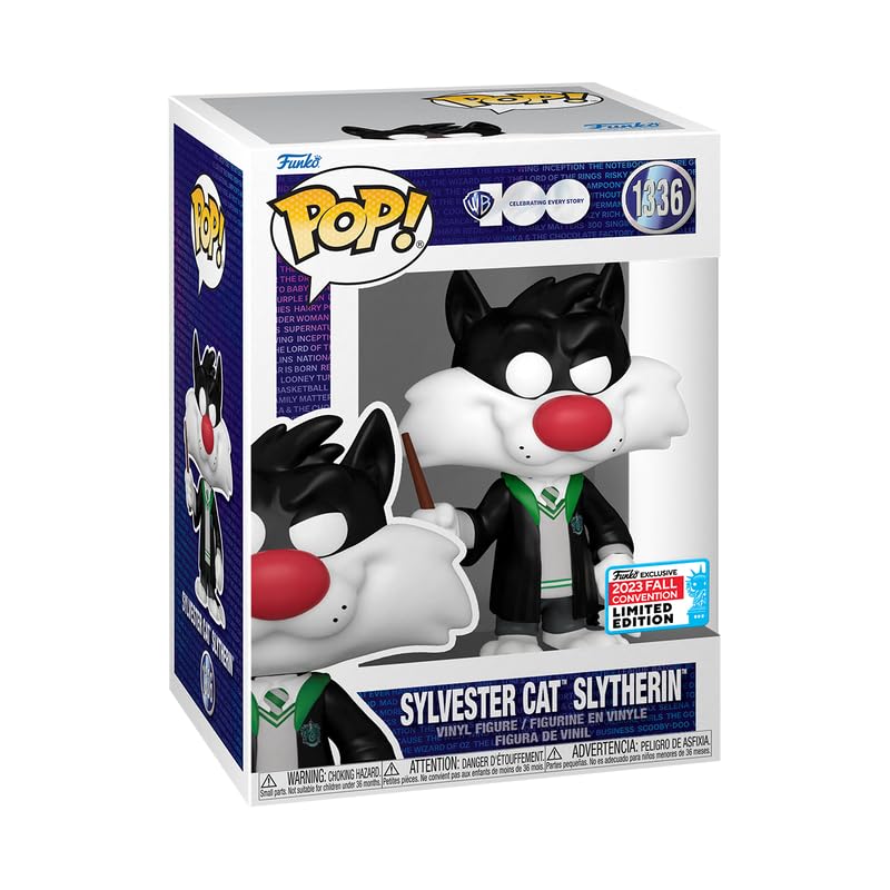 Pop!: Wb100 Looney Tunes X Wizarding World - Sylvester The Cat *Slytherin* (Nycc 2023 Shared Exclusive)