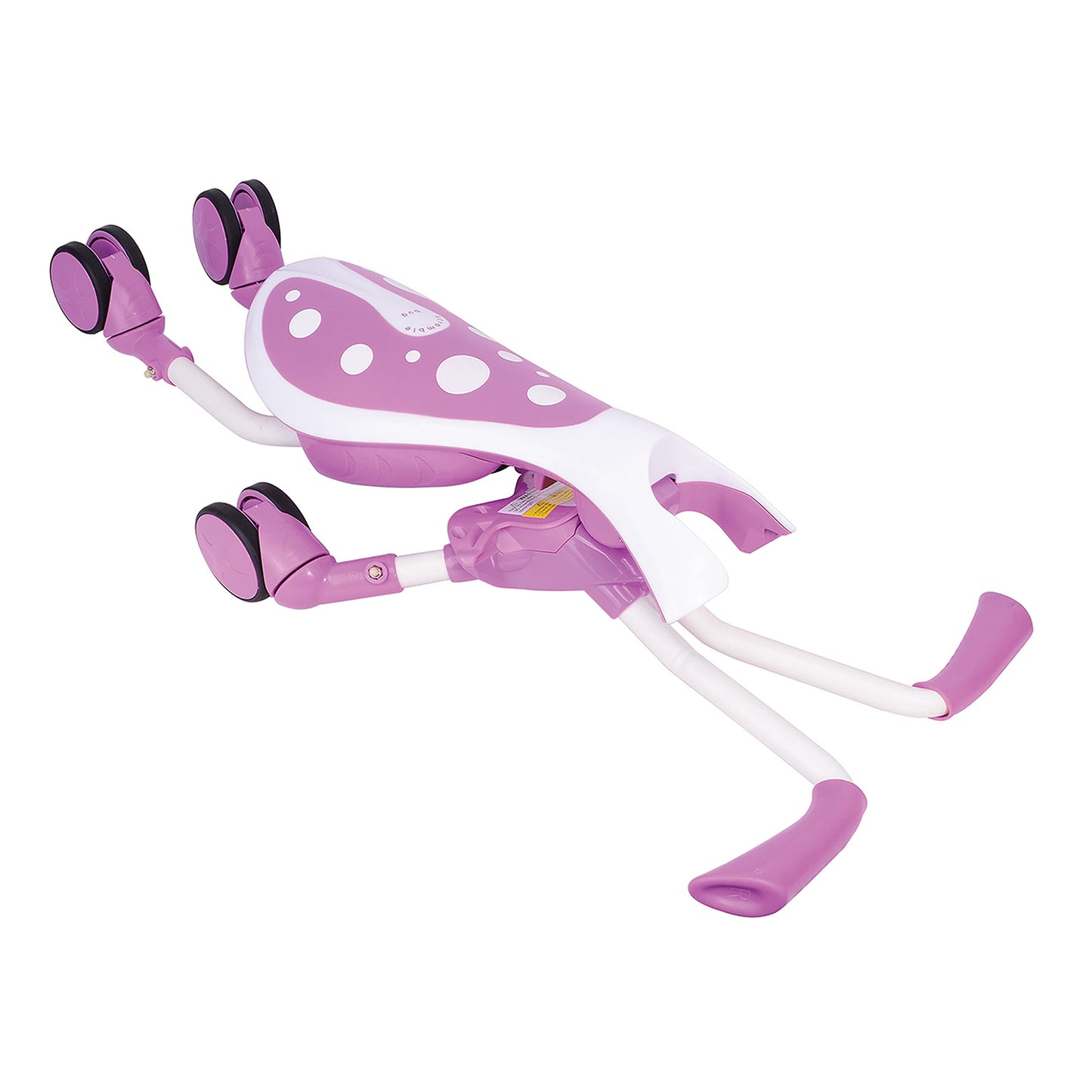 Scramblebug Bubblegum | 4 Wheel Toddler Balance Bike | Indoor & Outdoor Ride On | Foldable For Travel & Storage | Summer Fun Or