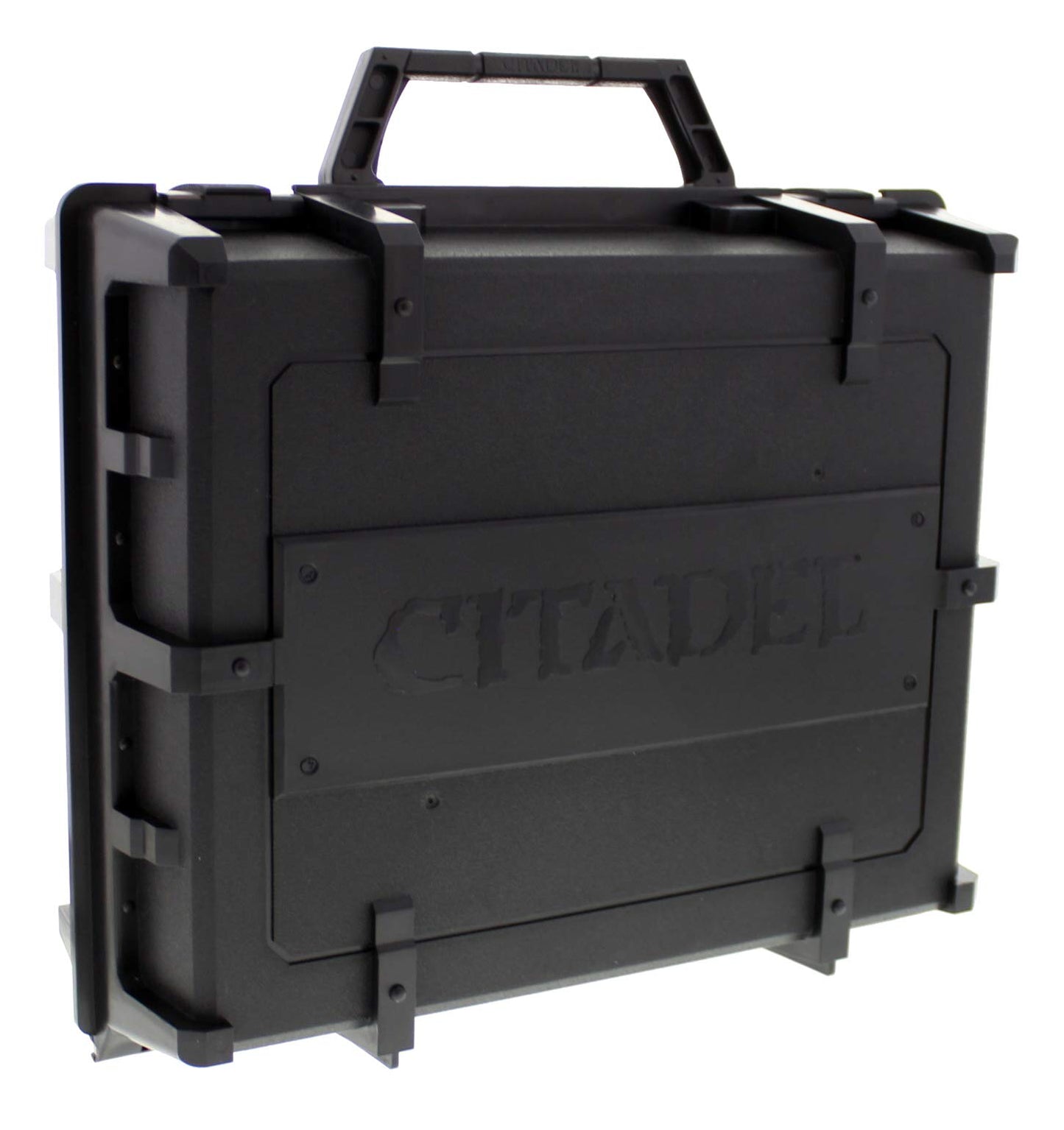 Games Workshop Warhammer 40,000 Citadel Skirmish Figure Case, Black, Plastic, 12x10x4.6 cm, Model 99239999074