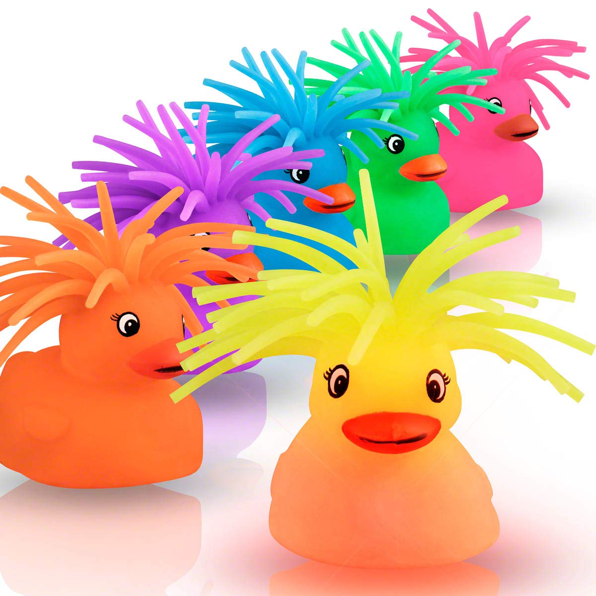 Light Up Funky Flashing Disco Duck (Set of 6)