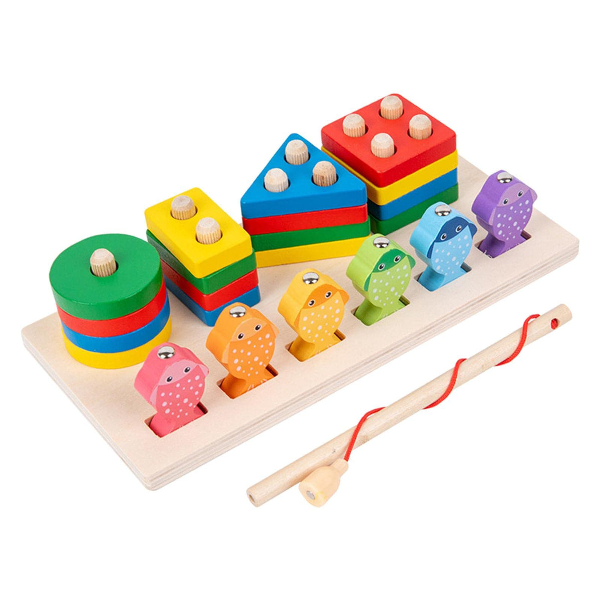 Ilsmysutra Montessori Fishing Game Set Educational Toy Indoor Girls Unisex Children|Toys For Baby|Developmental Baby Toys