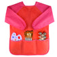 Kuuqa Childrens Kids Toddler Red Waterproof Play Apron Smock With 3 Roomy Pockets - Painting, Baking, Cooking, Smock - Age 3-5 Years (Paints And Brushes Not Included)