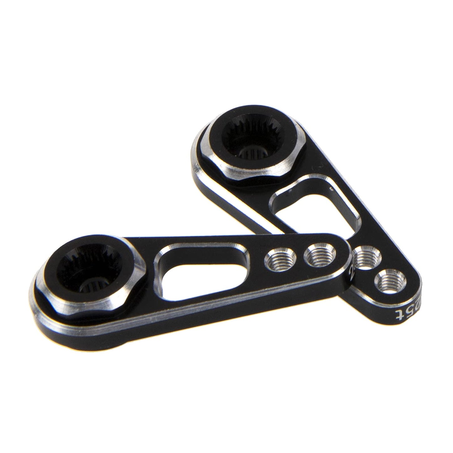 2Pack Vgoohobby Aluminum Alloy RC Double Hole 25T Steering Servo Arm Horn Compatible with Recat Axial SCX10 90046 Traxxas TRX-4